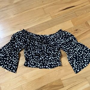 Fashion- Nova off shoulder crop top!